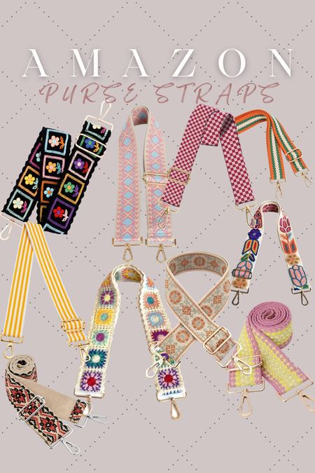 The cutest purse straps for Summer!  All from Amazon and all under $17! 

#LTKFindsUnder50 #LTKItBag #LTKSeasonal