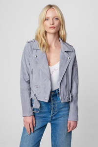 Cloud Grey Moto Jacket | BlankNYC