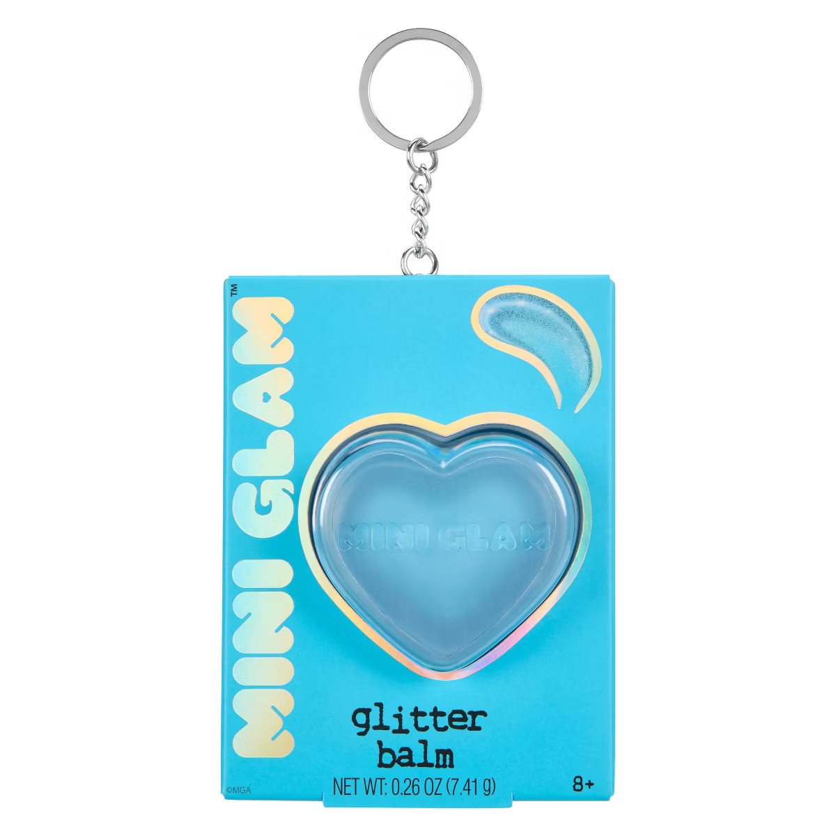 Mini Glam Cosmetics - Heart Glitter Balm Blue | Target