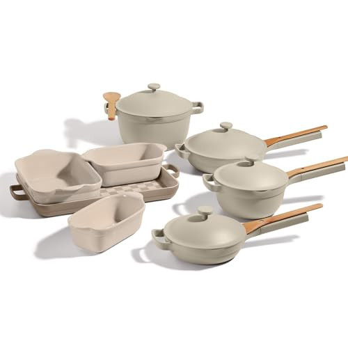 Our Place Ultimate Cookware Set - Complete 18-Piece Set Including the Always Pan, Perfect Pot, and Bakeware Set | Multifunctional, Toxin-Free Nonstick | Replaces 44 Pieces | Steam | Amazon (US)