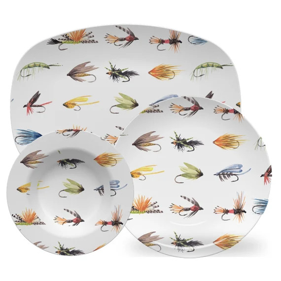 Luxury All Tied Up HeatSafe™ Dinnerware - Oven Safe, Microwave Safe, Dishwasher Safe, BPA Free! | Etsy (US)