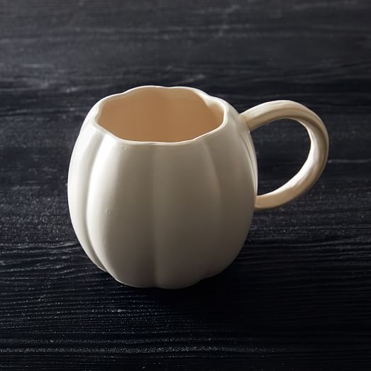 Pumpkin Mug, Ceramic, Terracotta, Each | West Elm (US)