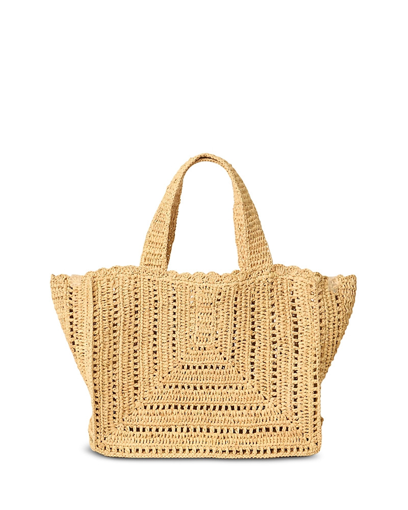 Btb Los Angeles Beth Large Raffia Tote Bag | Bloomingdale's (US)