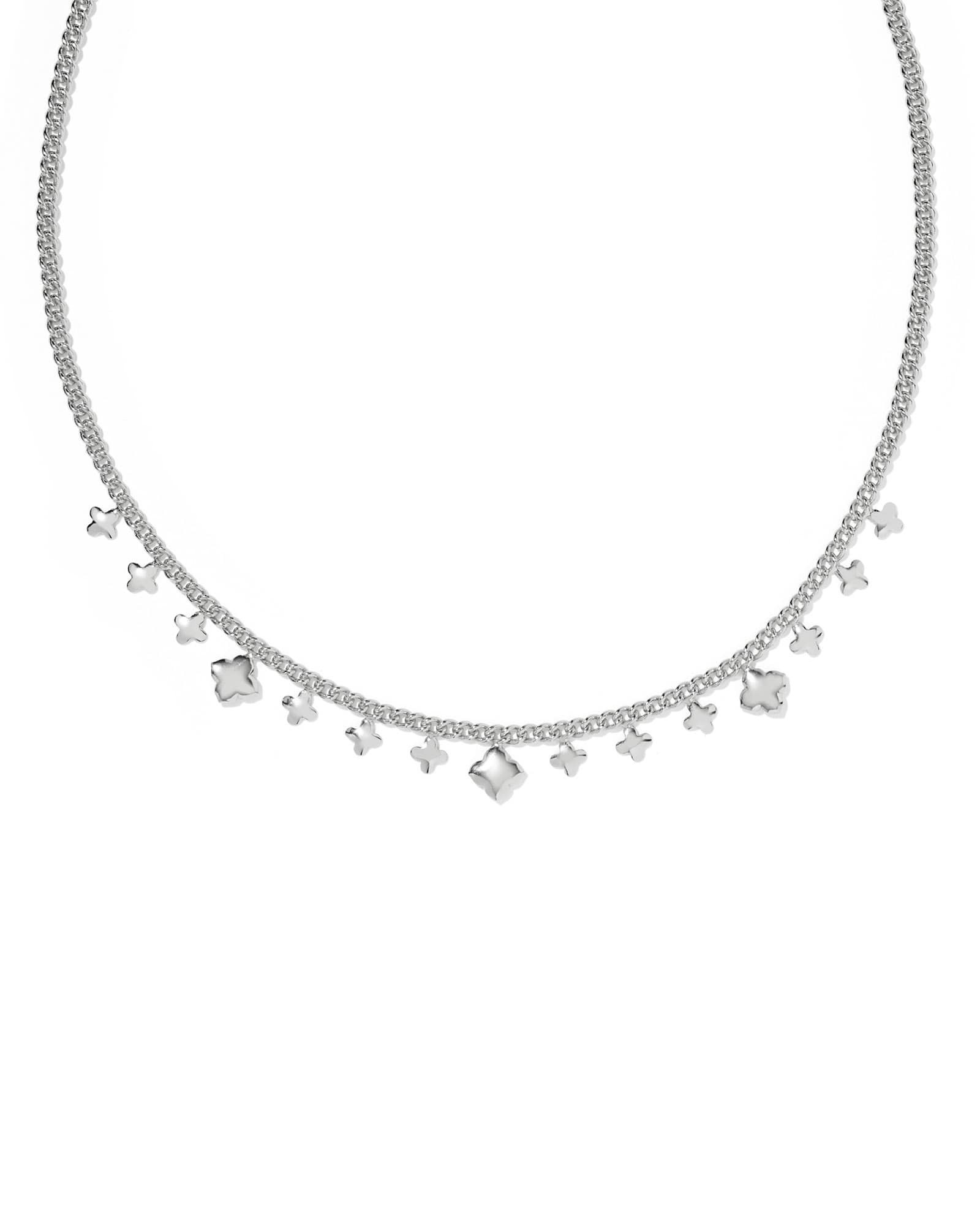 Kendra Scott Bria Silver Strand Necklace | Metal | Kendra Scott