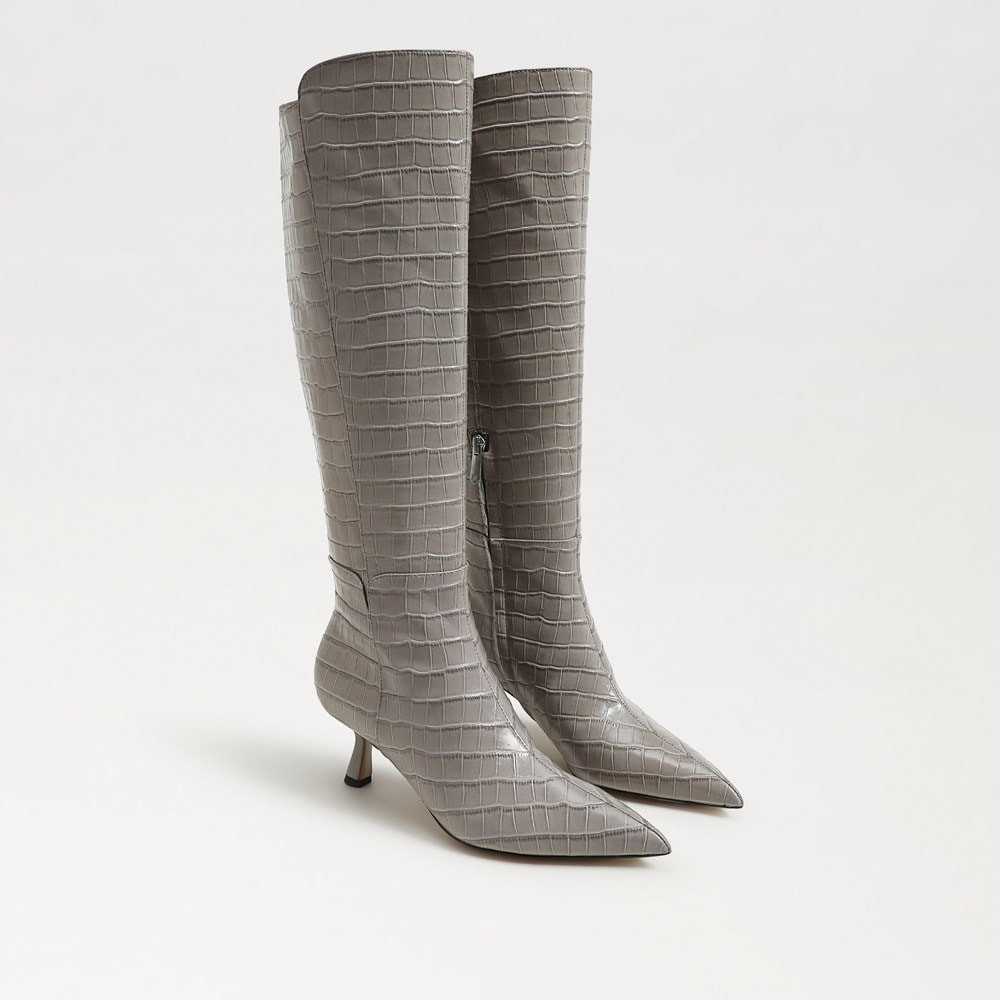 Taylin Wide Calf Pointed Toe Knee High Boot | Sam Edelman