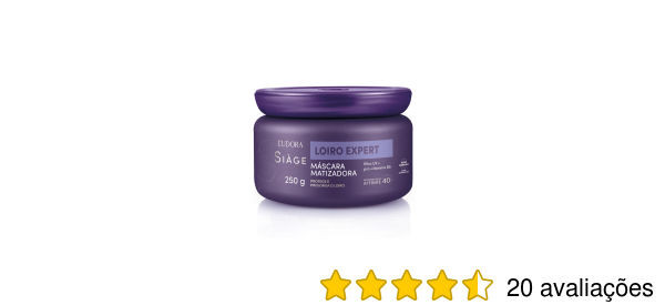 Máscara Capilar Matizadora Siàge Loiro Expert 250g | Eudora (BR)