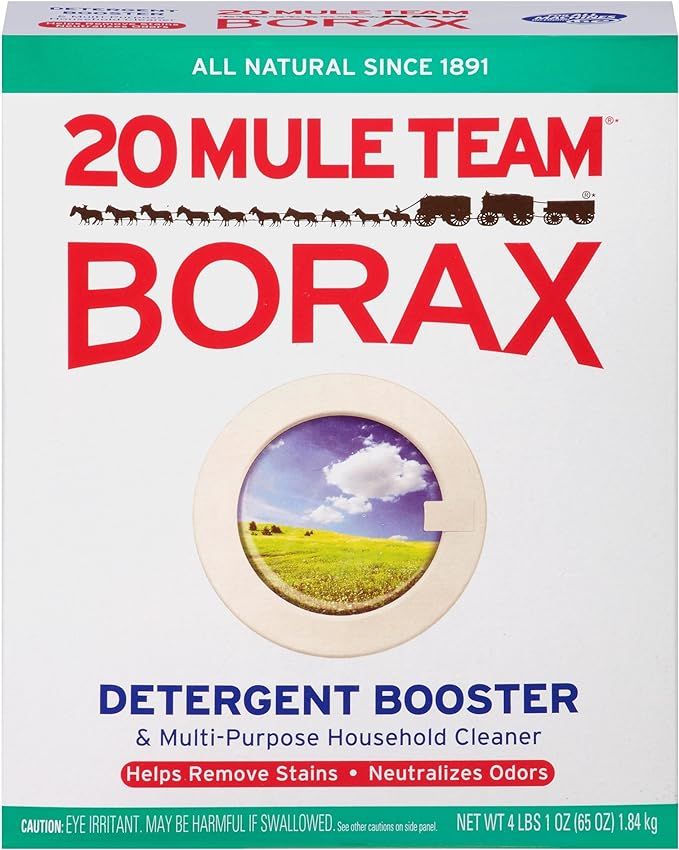 Borax 20 Mule Team Laundry Booster, Powder, 4 Pounds | Amazon (US)