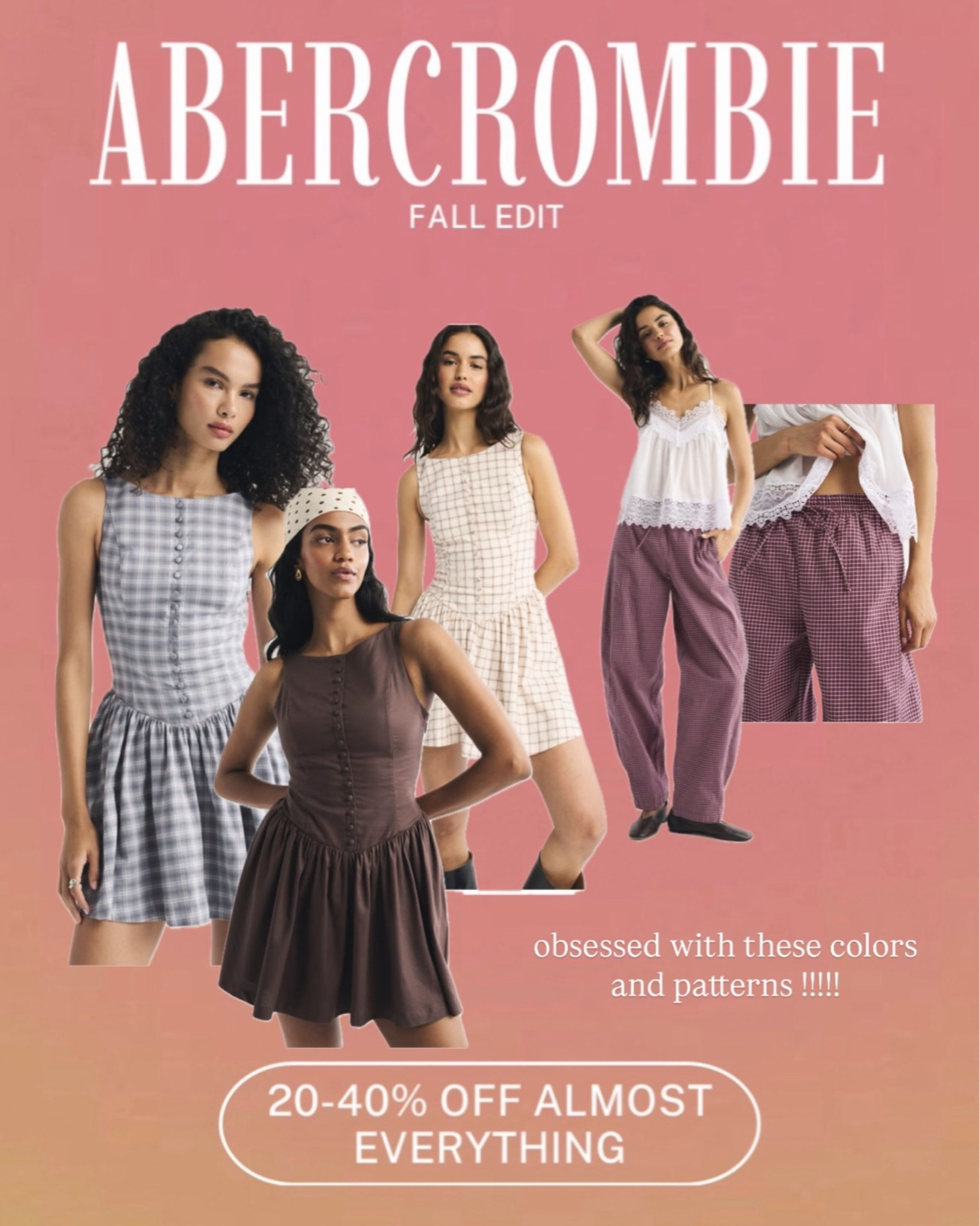 ON SALE!!! 20-40% off almost everything + extra 15% off with code LONGWEEKEND!! @abercrombie 

the colors !! the patterns !!! obsessed (dress is the one dress that is linked and comes in those colors + more) !!

#LTKootd #LTKgrwm #LTKSeasonal