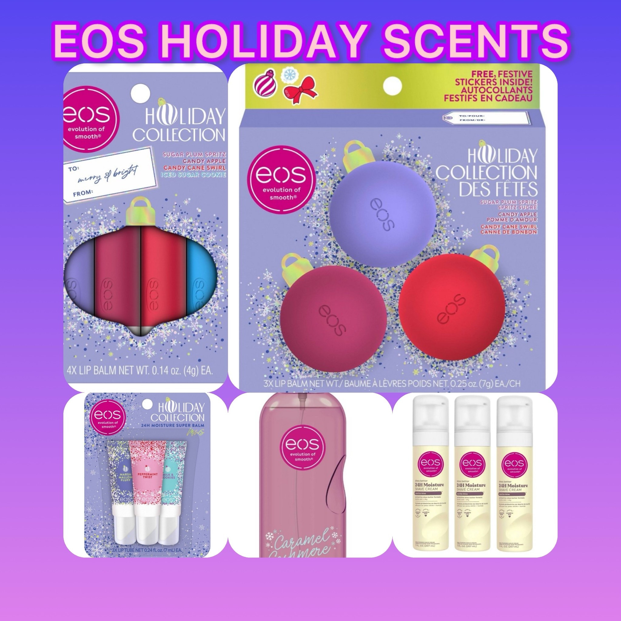 EOS has their holiday scents out and they are selling out fast! Great for stocking stuffers, holiday gifts and parties! 

#LTKGiftGuide #LTKBeauty #LTKSeasonal