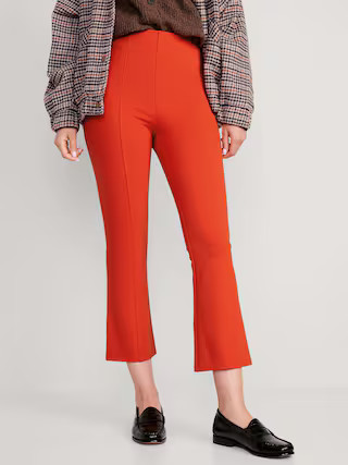 Extra High-Waisted Stevie Crop Kick Flare Pants for Women | Old Navy (US)