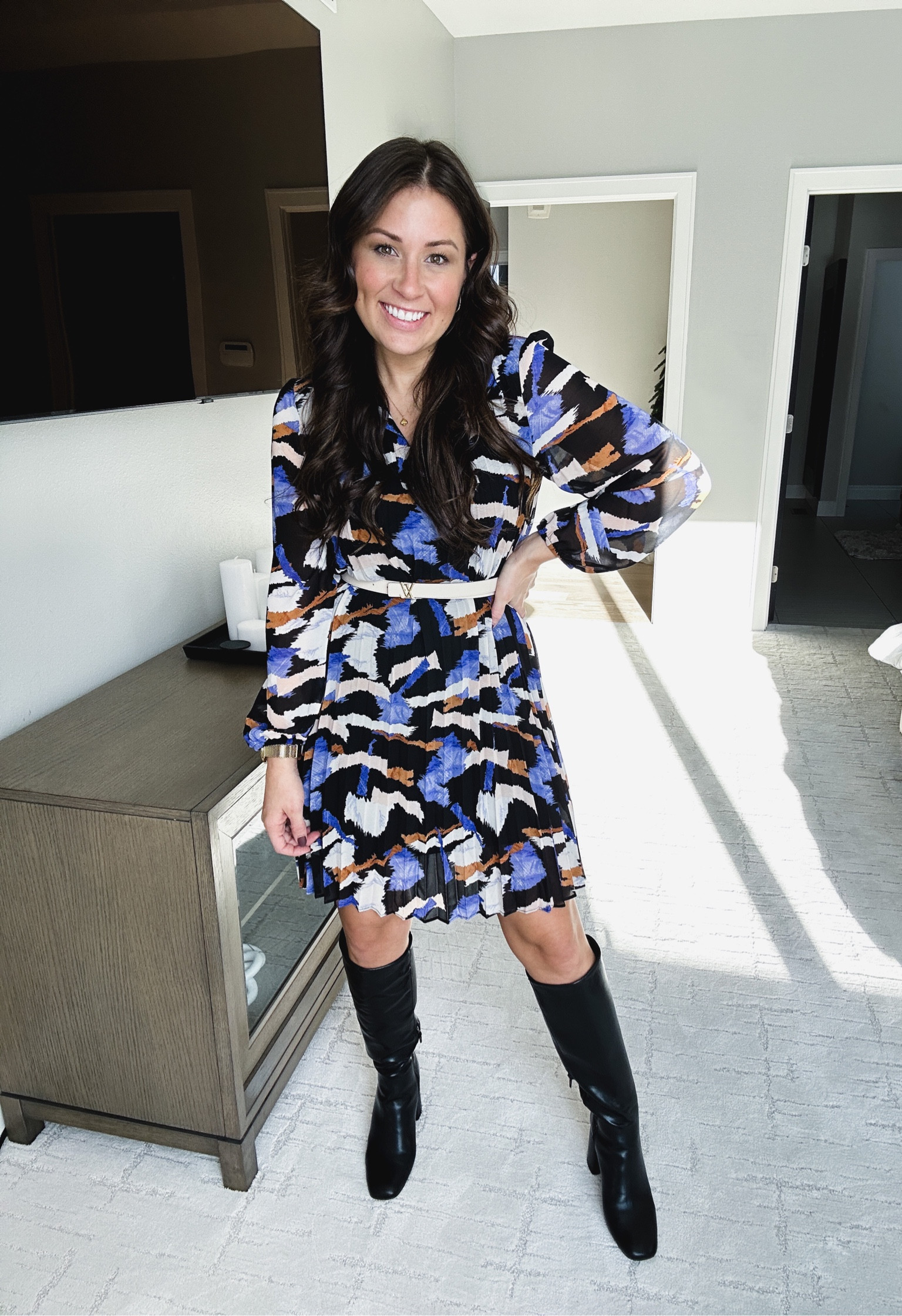 TTS! Love the flow feel of this! Great to have tan, black, or white boots …so versatile ✨

#LTKwedding #LTKworkwear #LTKunder100