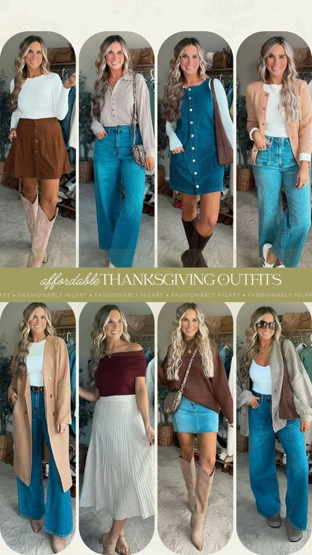 Thanksgiving 🦃 is going to here soon and I’ve been getting so many requests for cute, and affordable outfits. No matter your Thanksgiving vibe, these outfits are cute, comfy, on trend and so affordable. 
Jeans, oversized cardigan, suede boots fall sweaters

Thanksgiving outfit inspo, casual mom Thanksgiving outfit, workwear outfit inspo 

#LTKSeasonal #LTKStyleTip #LTKFindsUnder100