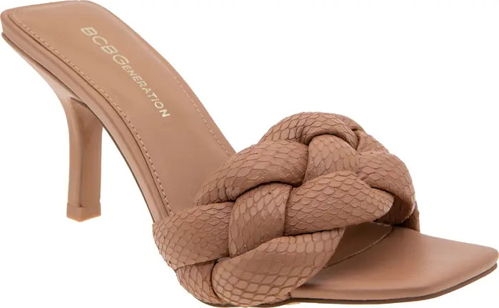 Marlino Snake Embossed Slide Sandal | Nordstrom
