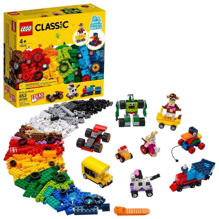 LEGO Classic Bricks and Wheels Kids' Building Toy 11014 | Target