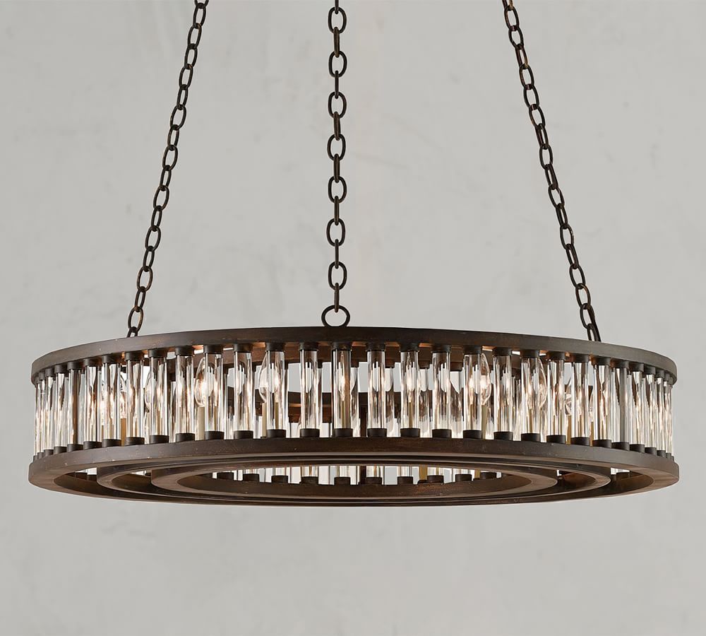 Lana Crystal Round Chandelier | Pottery Barn (US)