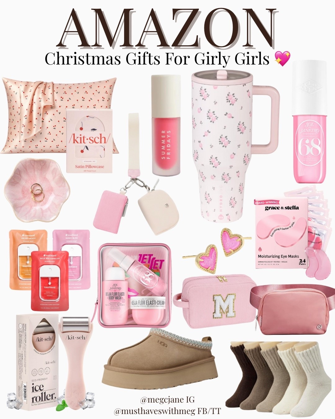The ultimate christmas gift guide for girly girls 💖🎀 think pink everything 🤭 perfect for your bestie, your sister, or even yourself
💁🏼‍♀️

#LTKGiftGuide #LTKHoliday