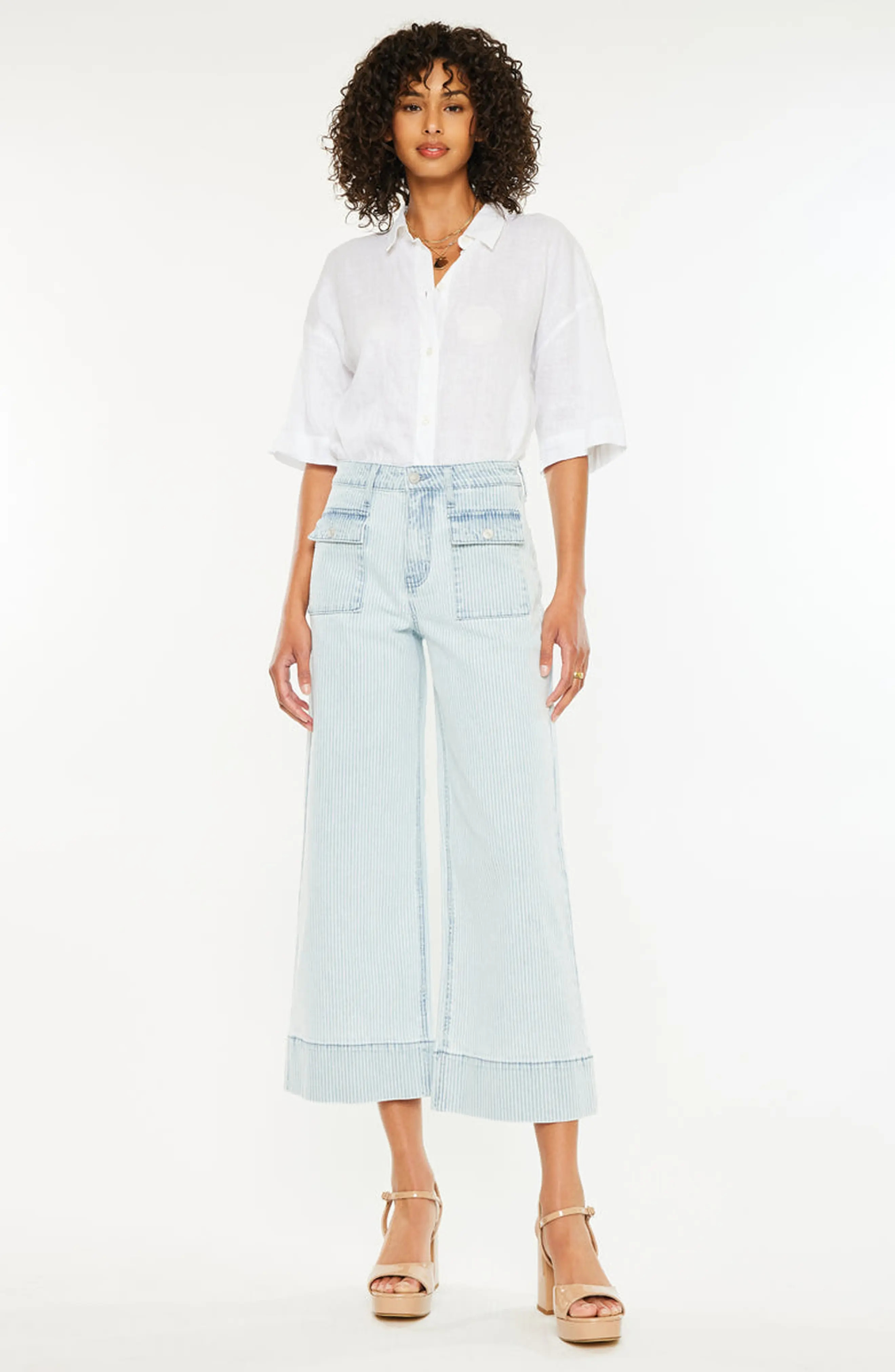 Jace High Rise Crop Wide Leg Jeans (Women) | Nordstrom | Nordstrom