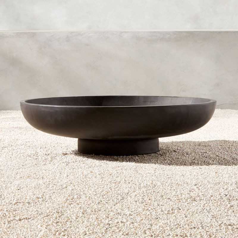 Form Cement Fire Pit | CB2 | CB2