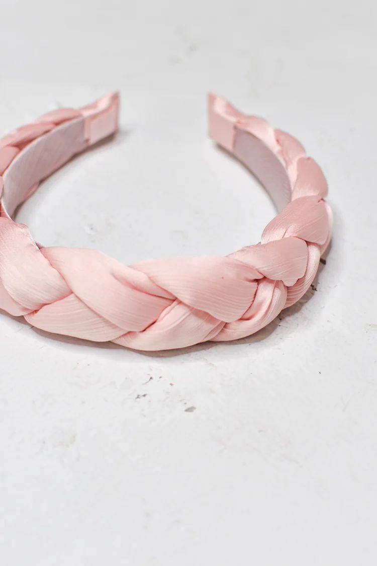 Lucia Braided Headband - Pink | Confête