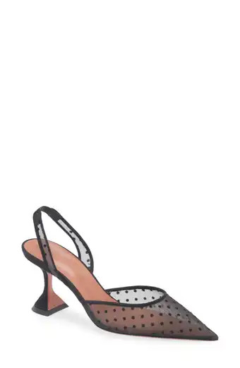 (1)1Begum Crystal Pointed Toe Slingback Pump (Women)Amina MuaddiWomen | Nordstrom
