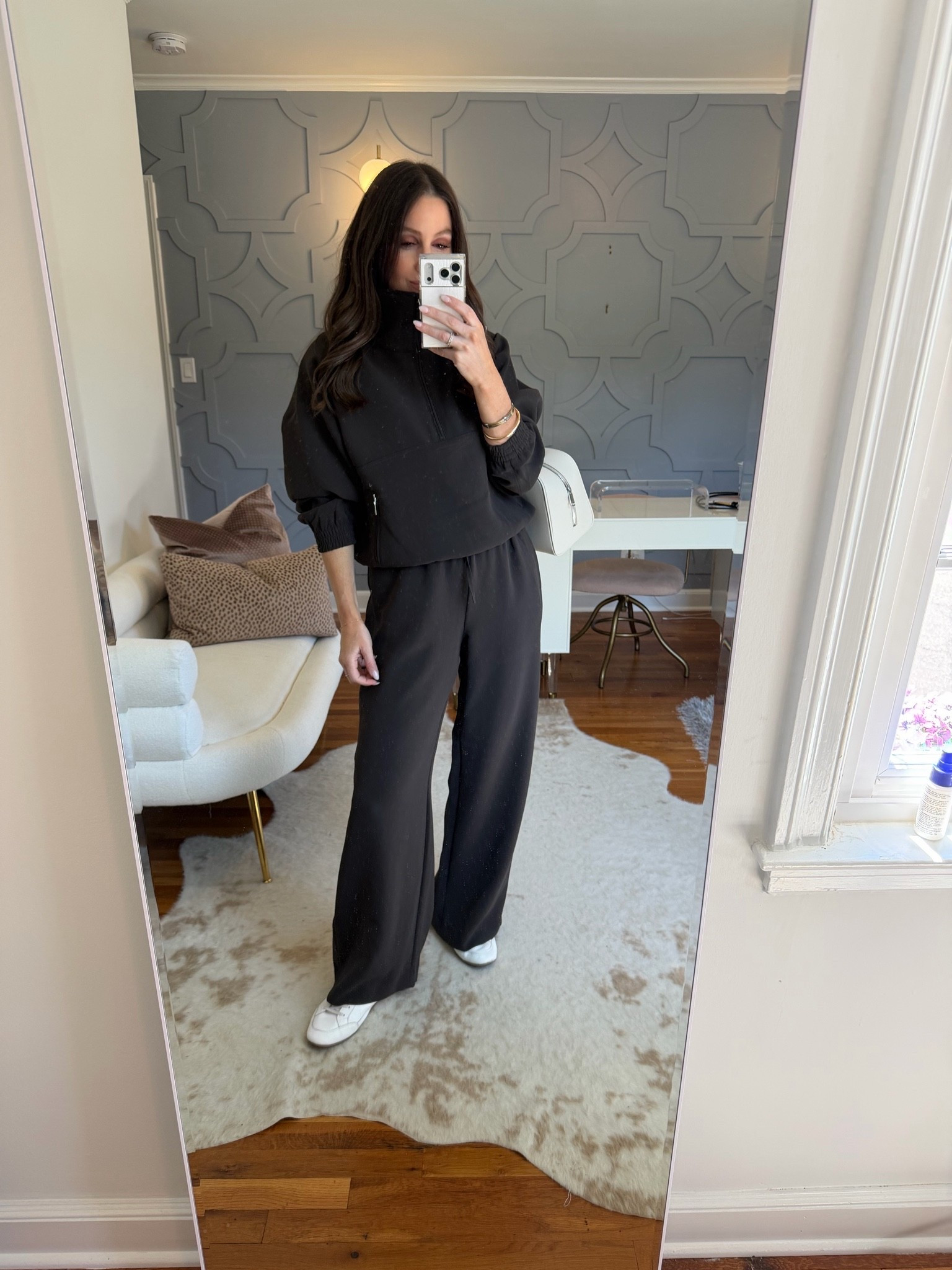 New travel outfit unlocked! Also perfect for carpool/errands when you want to look put together! Did my true size in top and bottom and both come in multiple colors. 

@Aritzia #ad #aritziapartner

#LTKSeasonal #LTKOver40 #LTKTravel