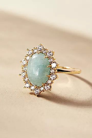 Oval Stone Ring | Anthropologie (US)