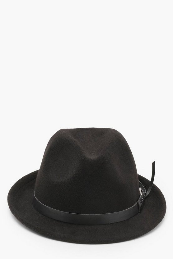 Hannah Buckle Trim TrilbyHannah Buckle Trim Trilby | Boohoo.com (UK & IE)