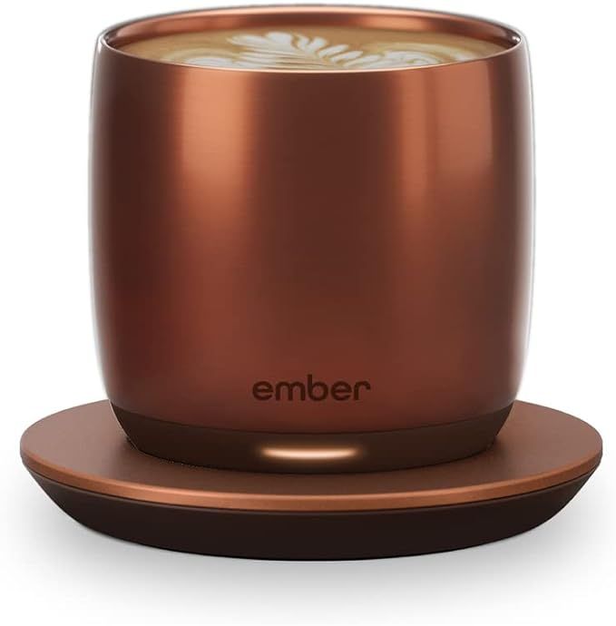 Ember Temperature Control Smart Cup, 6 oz, Copper, App Controlled Heated Coffee Cup, Ideal for Es... | Amazon (US)