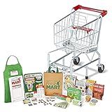 Melissa & Doug Bundle Includes 2 Items Toy Shopping Cart with Sturdy Metal Frame and Melissa amp; Do | Amazon (US)