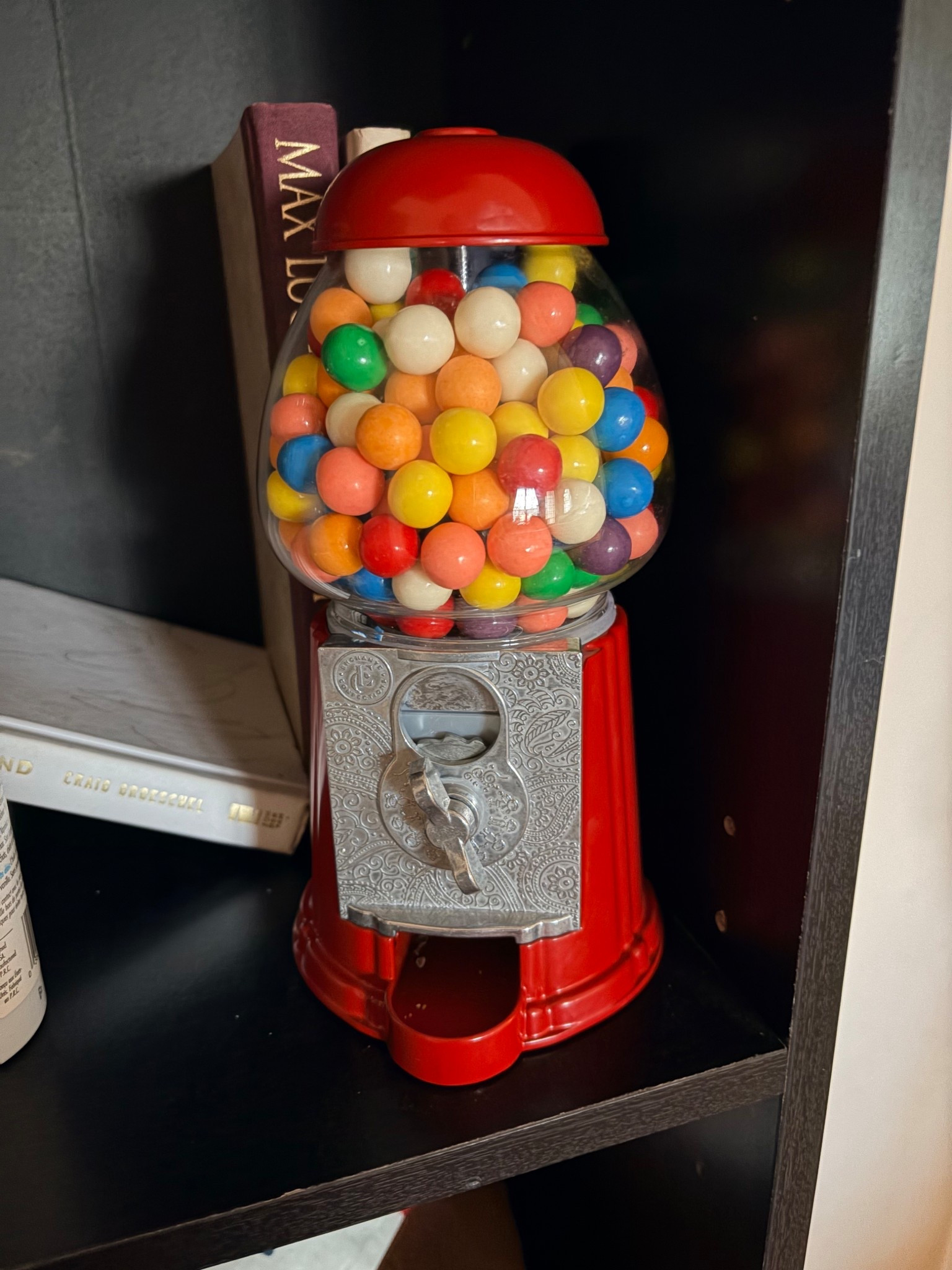 The boys each got a gumball machine for Christmas! They are so cute and fun
