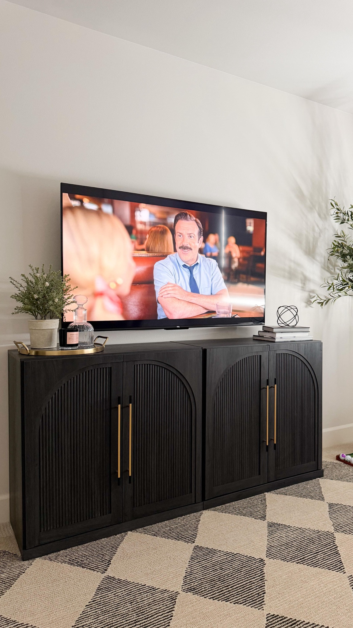 Upgrading my husband's office with the new TCL F8D TV!

TV wall mount, cable management, rug, Palladium Golf Putting Mat, artificial olive tree, cabinet

#LTKsummer #LTKhome