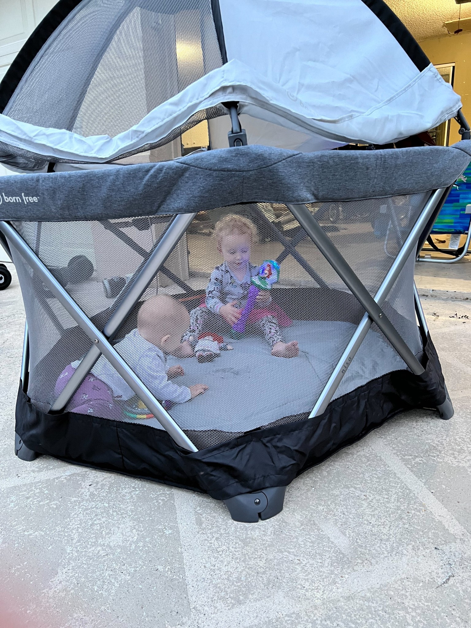 Our go-to travel playpen for beach days, hotel stays, and pool trips ☀️
Folds up compact, comes with a carrying bag, and is lightweight to carry.
The sun canopy locks in place and keeps everything secure — definitely adult-setup only, but totally worth it.

#LTKfamily#LTKbaby#LTKtravel