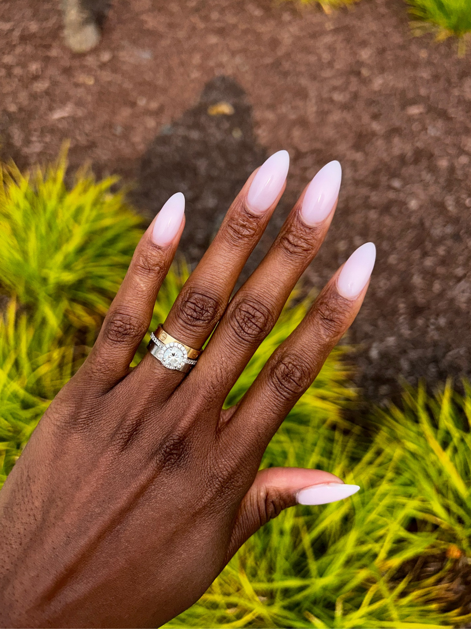 Manicure inspo. It’s giving clean girl, wedding vibes, interview nails, sheer pink with a hint of marshmallow, matches with everything. I was in a simple mood. I did dip powder this time around. 

Wedding nails
Wedding manicure 
Wedding guest nails
Mani Monday
Manicure Monday
Sheer pink
Pink manicure
Neutral nails
Natural nails
DIY manicure
Almond nails
Almond shaped nails
Love ring
Love wedding band
Cartier ring
Cartier wedding band
Light pink nails
Sheer pink manicure
Sns dip
Sns nails
Sns manicure

#LTKunder50 #LTKbeauty #LTKstyletip