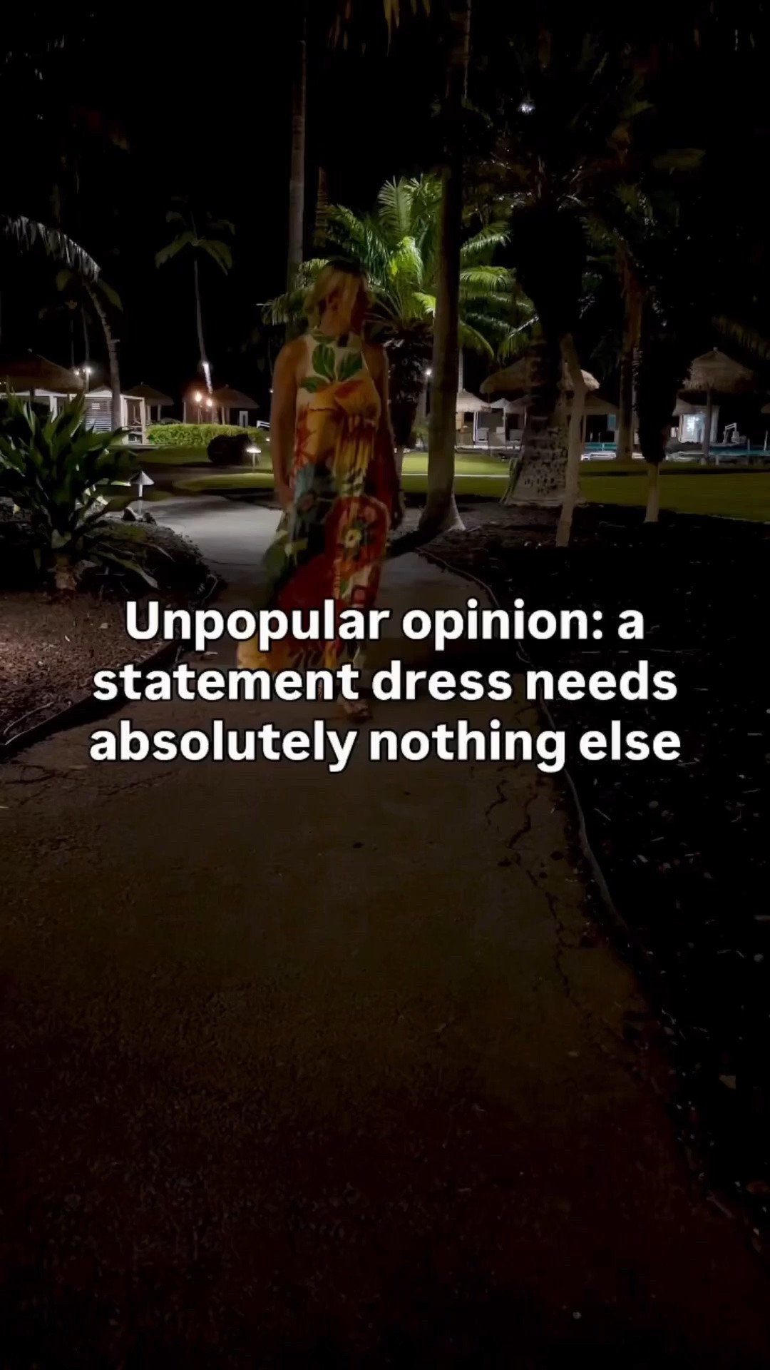 Unpopular opinion: a statement dress needs absolutely nothing else 👇

Here’s why sometimes less is actually more:

🌸 A bold print is already doing all the work. When your dress has this much color, pattern, and personality, adding accessories doesn’t elevate the look — it competes with it. The dress is the statement. Let it be.

🌸 Simple shoes keep the focus exactly where it belongs. A flat sandal or flip flop grounds a maxi dress without stealing attention. The goal is for people to notice the dress first — and the right shoe makes that happen every time.

🌸 Confidence is the only accessory a great dress actually needs. When you’re wearing something that makes you feel amazing, it shows. That energy reads on camera, in person, and across a room — and no amount of jewelry can replicate it.

Hawaii OOTD ✨ Tropical floral maxi dress + simple brown flip flops — that’s it, that’s the whole outfit. Everything shoppable below! 👇

#LTKootd #LTKOver40 #LTKTravel

Comment SHOP below to receive a DM with the link to this post on my LTK ⬇ https://liketk.it/6fUZm
