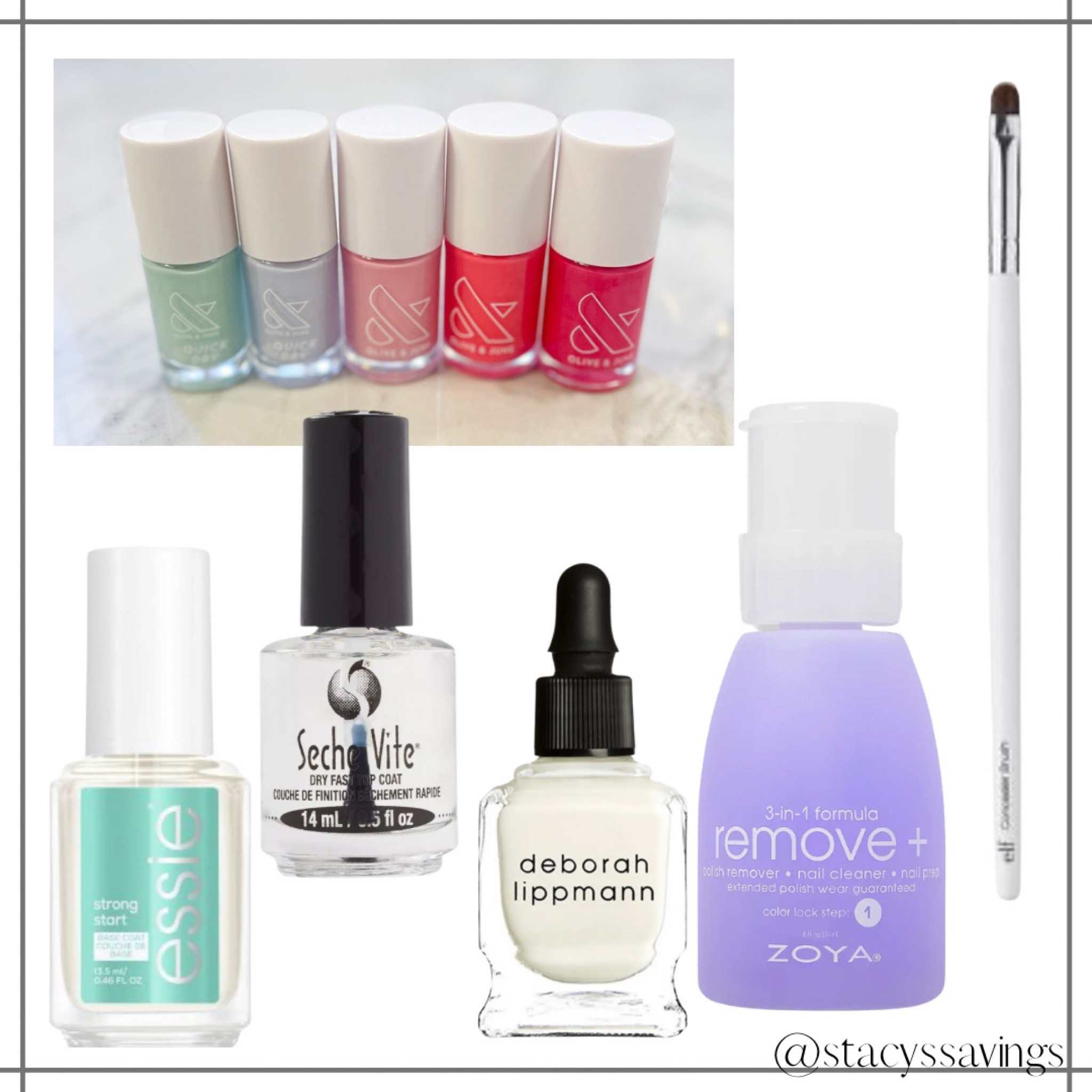 My favorite nail products for a salon quality at home manicure. Dip the $2 concealer brush into the nail polish remover, dab on a tissue, then use it to clean up your cuticles after painting. 



#LTKbeauty #LTKunder50 #LTKstyletip