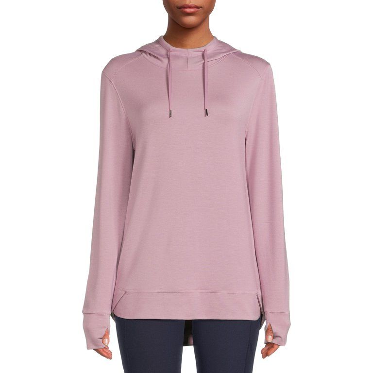 Athletic Works Women's Athleisure Mock Neck Hoodie | Walmart (US)