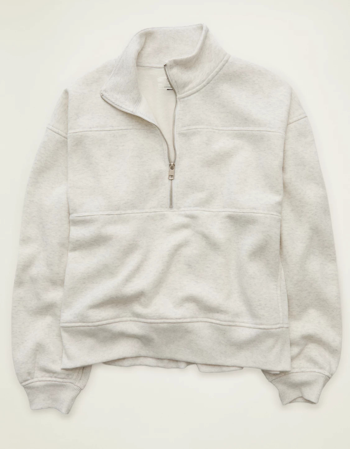 AE Everyday Luxe Quarter-Zip Sweatshirt | American Eagle Outfitters (US & CA)