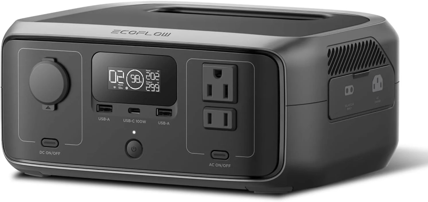 EF EcoFlow Portable Power Station RIVER 3 230, 230Wh LiFePO4 Battery,300W Surge to 600W AC Output... | Walmart (US)