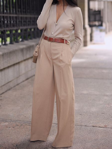 The perfect tan trouser to add to your closet for pre fall, fall, and beyond. 

Pants. Slacks. Wide leg. 

#LTKSeasonal #LTKworkwear #LTKunder100