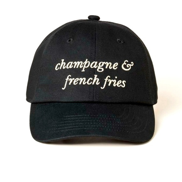 Kate Spade x Target Champagne & French Fries Baseball Hat BNWT | Poshmark