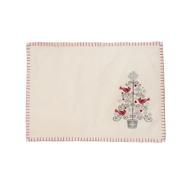 C&F Home Nordic Holiday Embroidered Placemat Set of 6 | Target