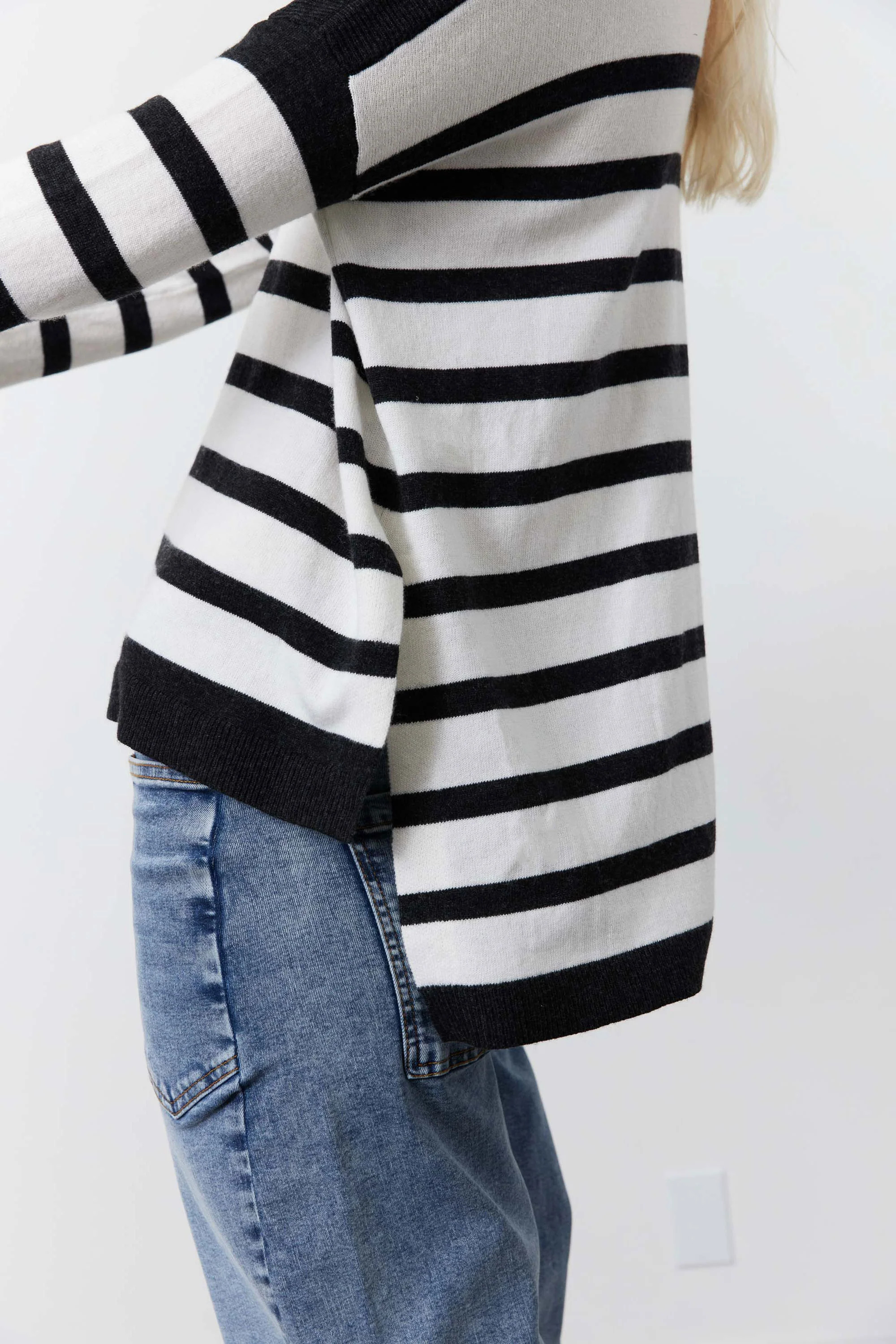 Not Too Oversized Striped Sweater | Ruti
