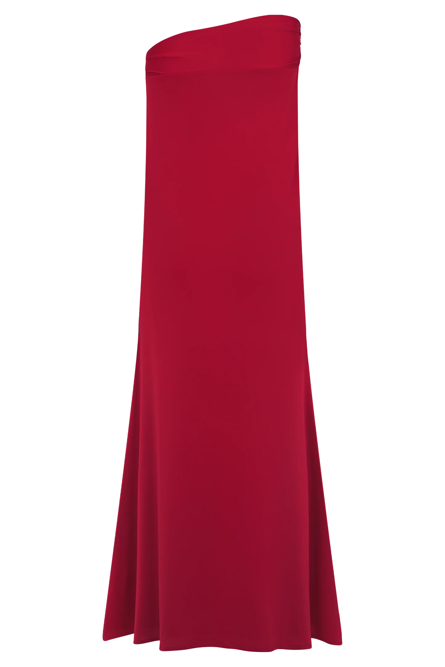 Ainsley Asymmetrical Maxi Skirt With Floral Hardware - Fuchsia Pink | Meshki (APAC)
