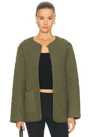 The Quilted Loop Jacket | FWRD 