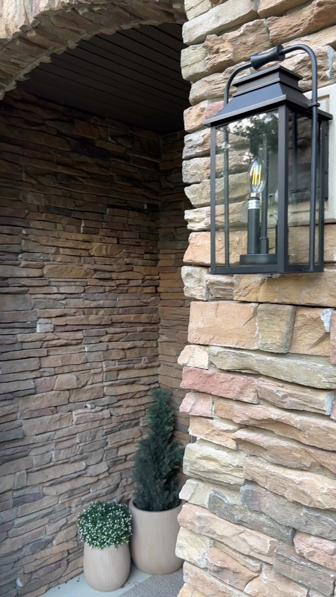 Outdoor lantern exterior light porch decor faux plants 

#LTKFamily #LTKVideo #LTKHome