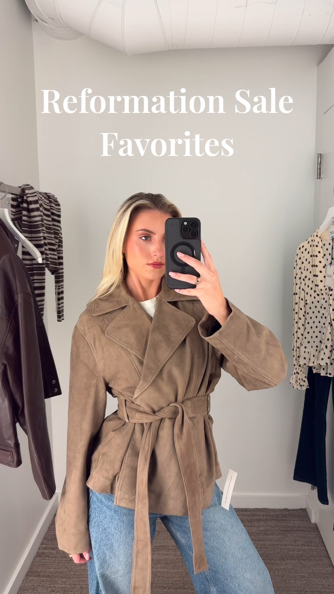 Reformation 25% off sale!!! Some of my favorite pieces linked here! Wearing a small in everything for reference 

#LTKootd #LTKHoliday #LTKCyberWeek