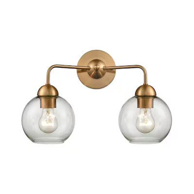 Origin 21 Soren 15.75-in 2-Light Gold Transitional Vanity Light | Lowe's