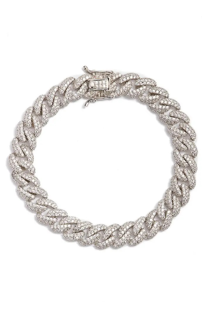 SHYMI Cuban Chain Pavé Bracelet | Nordstrom | Nordstrom