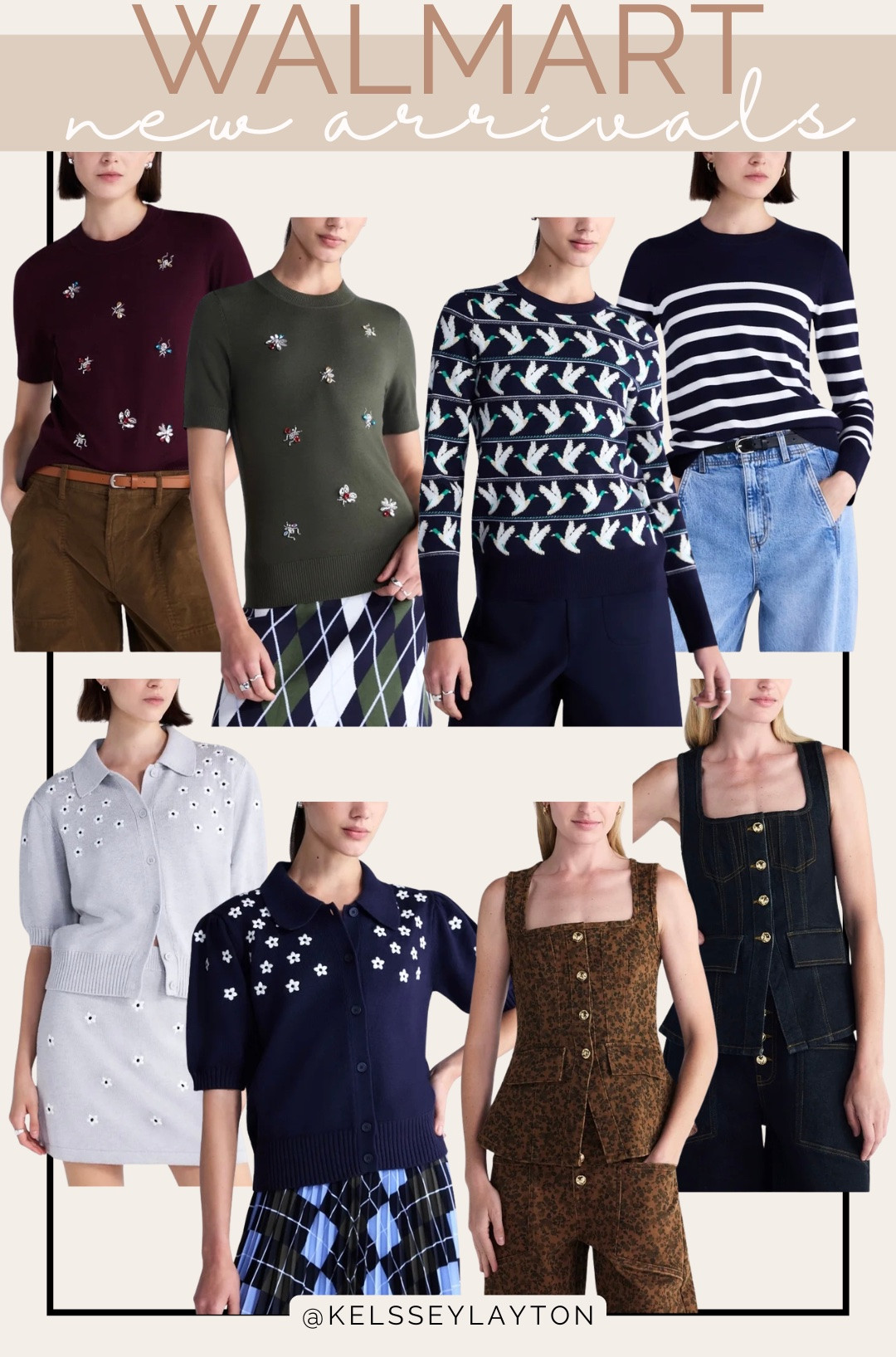 Walmart new arrival, free assembly and scoop tops

#LTKootd