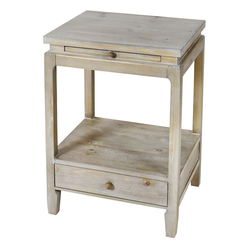 Ty Pennington Newport Driftwood Accent Table | At Home